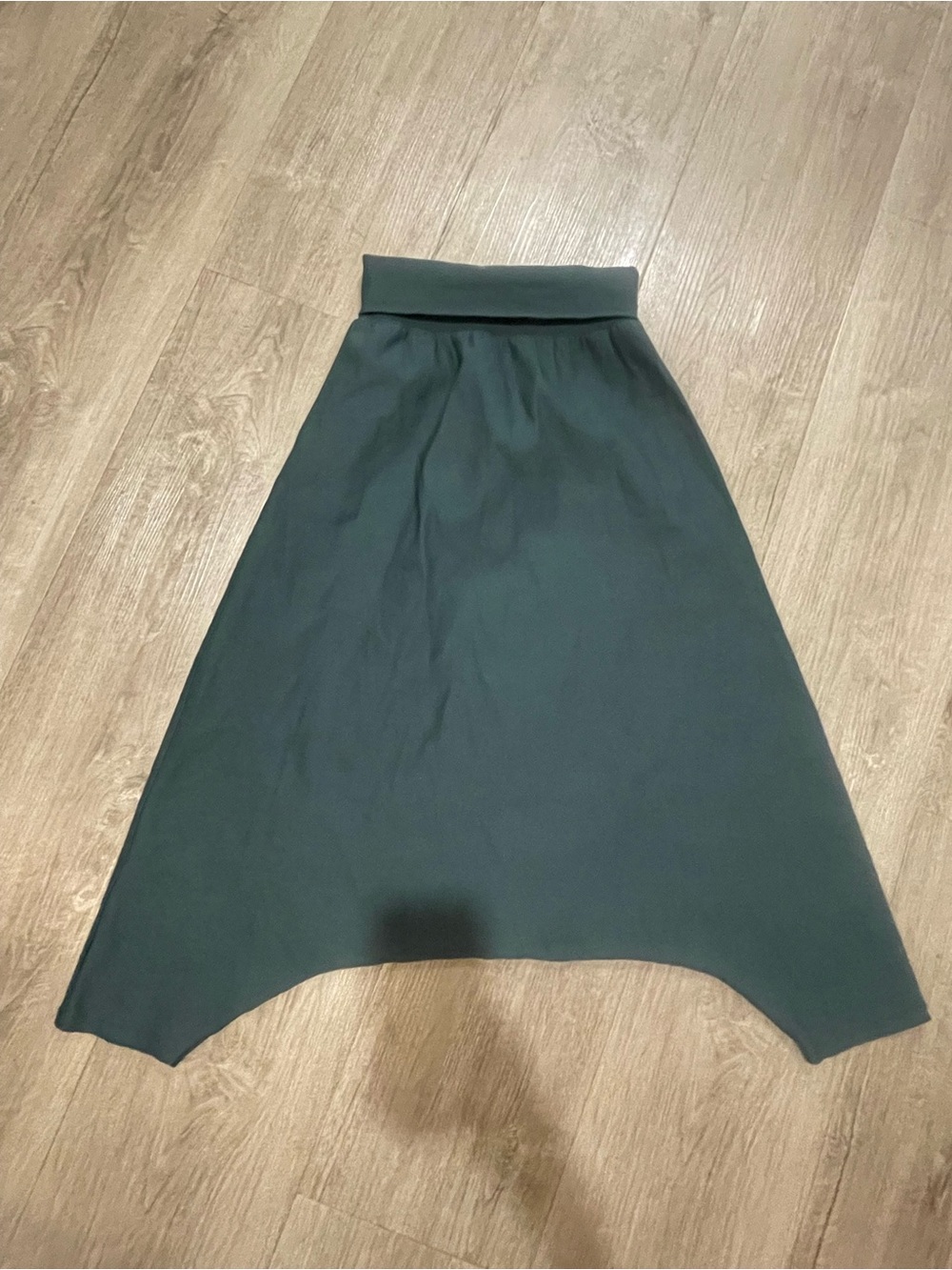 Melow per Melissa Bolduc Forest Green Harem Crop Pants - Picture 2 of 6